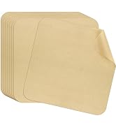 WMKGG 12 inch Air Fryer Parchment Paper Squares, 100 Sheets Unbleached Pre-Cut Baking Disposable ...
