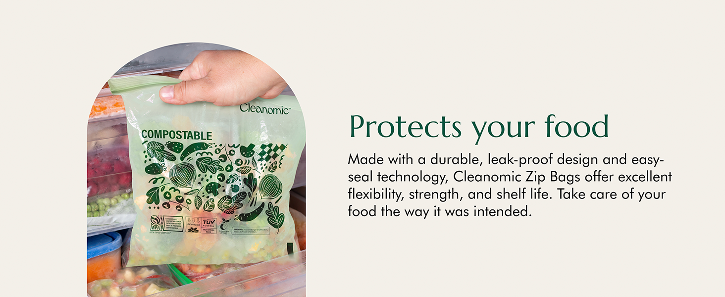 cleanomic quart zip bag