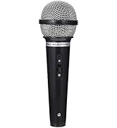 Toyvian Microphone for Kids: Plastic Fake Microphone Prop, Pretend Play Mic Toy for Kids Toddler ...