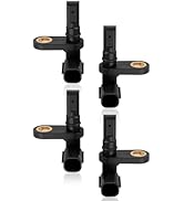 OVANOH Set of 4 ABS Wheel Speed Sensor Compatible with Toyota Tundra 2007-2017 Sequoia 2008-2017 ...