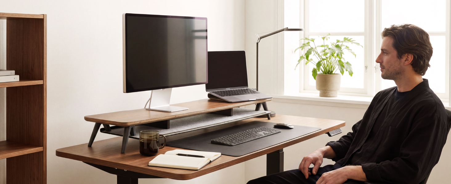 42.5-inch - with Solid Wood