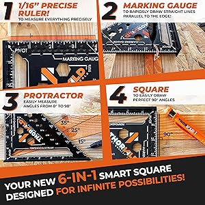 level small aluminum tile craftsman trim multi set ultra-precision scriber carpenter square
