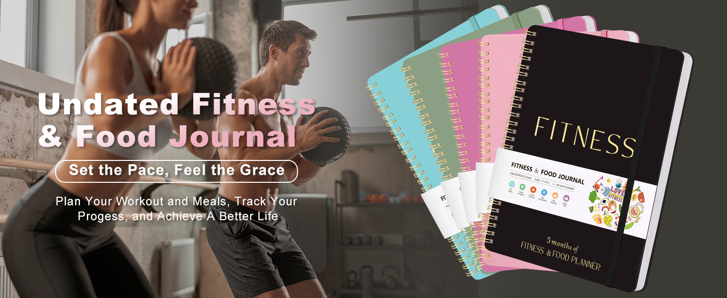 Fitness Journal Workout Planner for Women & Men