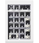 ZUOYA LMK21 Aluminum Alloy Mechanical Number Pad,VIA Programmable Wireless Numeric Keypad Tri-Mod...