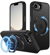 v-Golvin Strong Magnetic for iPhone 16e Case 2025 with Stand,Fit for MagSafe,360°Rotatable Ring D...