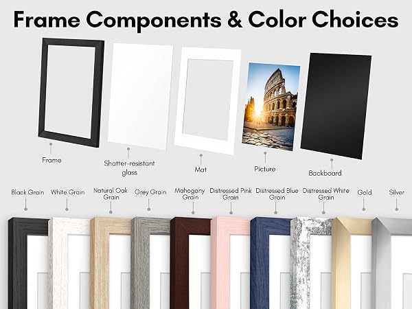 Frame Components and Color Choices
