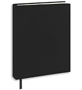 KICNIC Black Book Covers 1 Pack, 6
