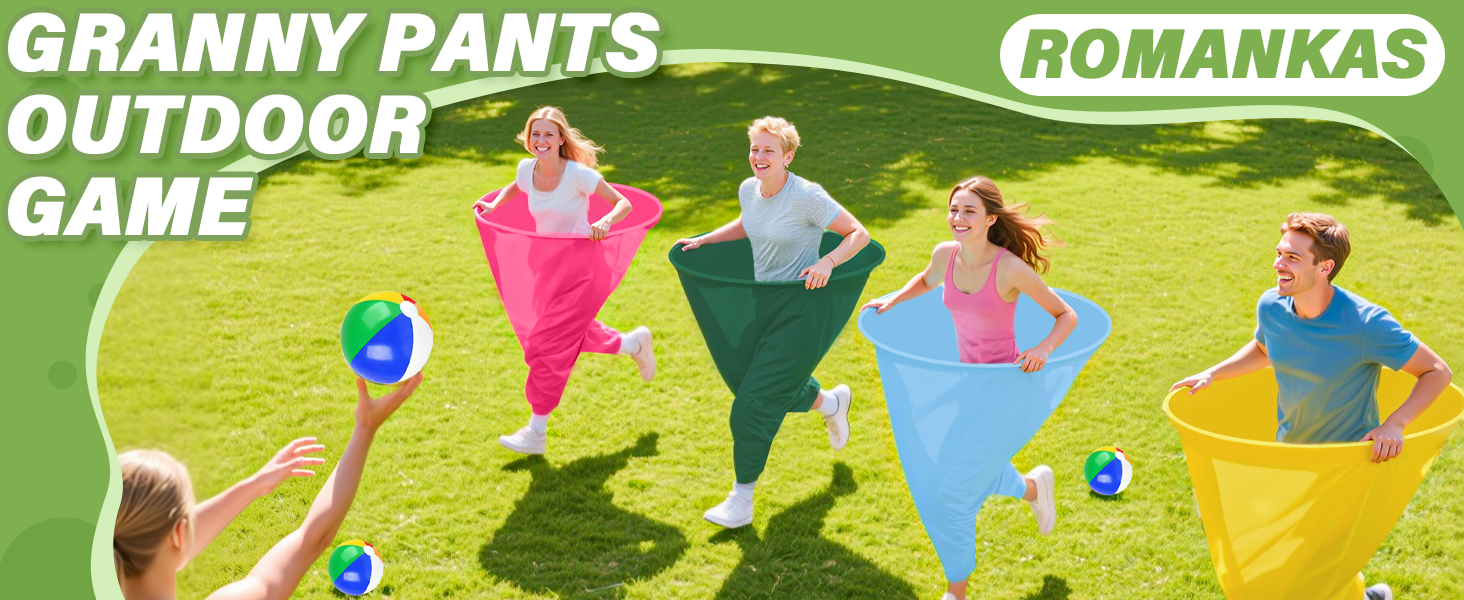 Granny Pants Outdoor Game Granny Pants Yard Game for Adults Granny Pants Game Big Pants Ball Game