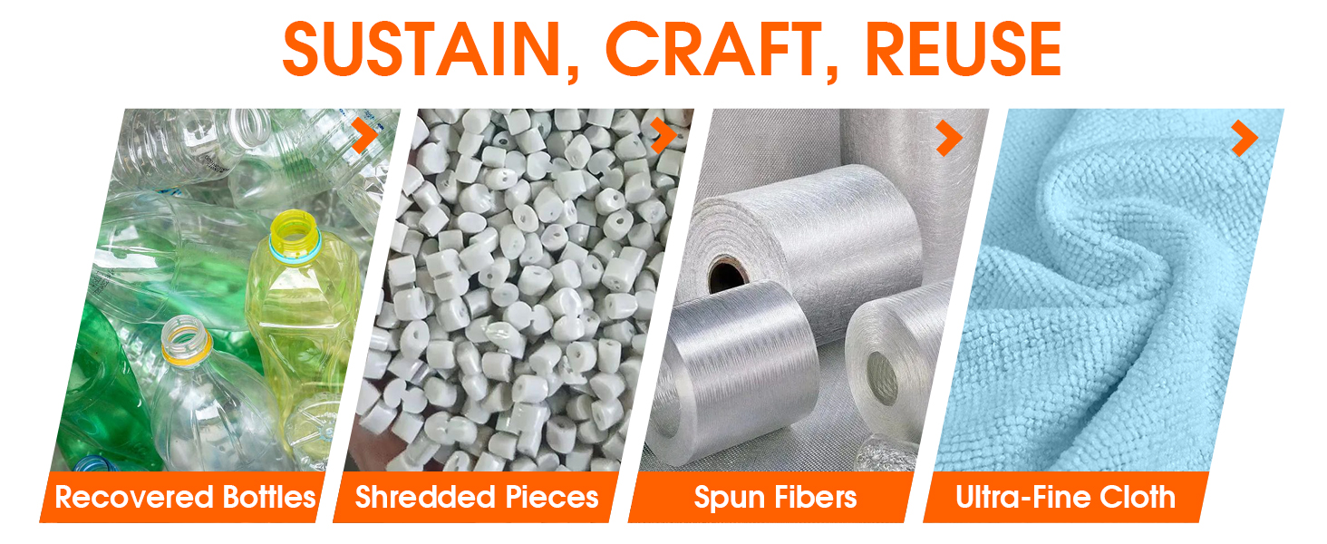 large tear-away microfiber cleaning cloth roll