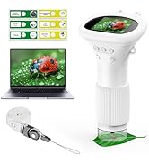 WINWEND Microscope for Kids - Portable Handheld Magnifying Glass for Girls | Mini Digital Microsc...