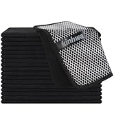 KinHwa Kitchen Washcloths for Dishes Absorbent Microfiber Dish Cloths Quick Dry Dish Rags with Po...