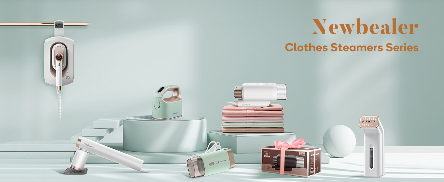 Newbealer dual-voltage iron and steamers colorful home travel use