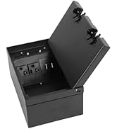 Recessed Flat Hidden Socket Kit Electrical Floor Box Power Strip Hidden Floor Waterproof Electric...