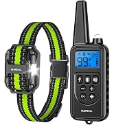 Dog Training Collar with 7 Training Modes, 4200Ft Remote Electronic Dog Shock Collar, Electric Sh...