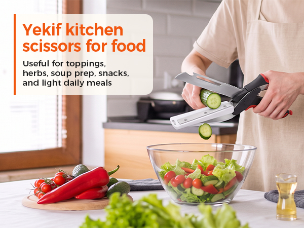 kitchen scissors kitchen scissors for food cutting board scissors 2 in 1 kitchen scissors for food