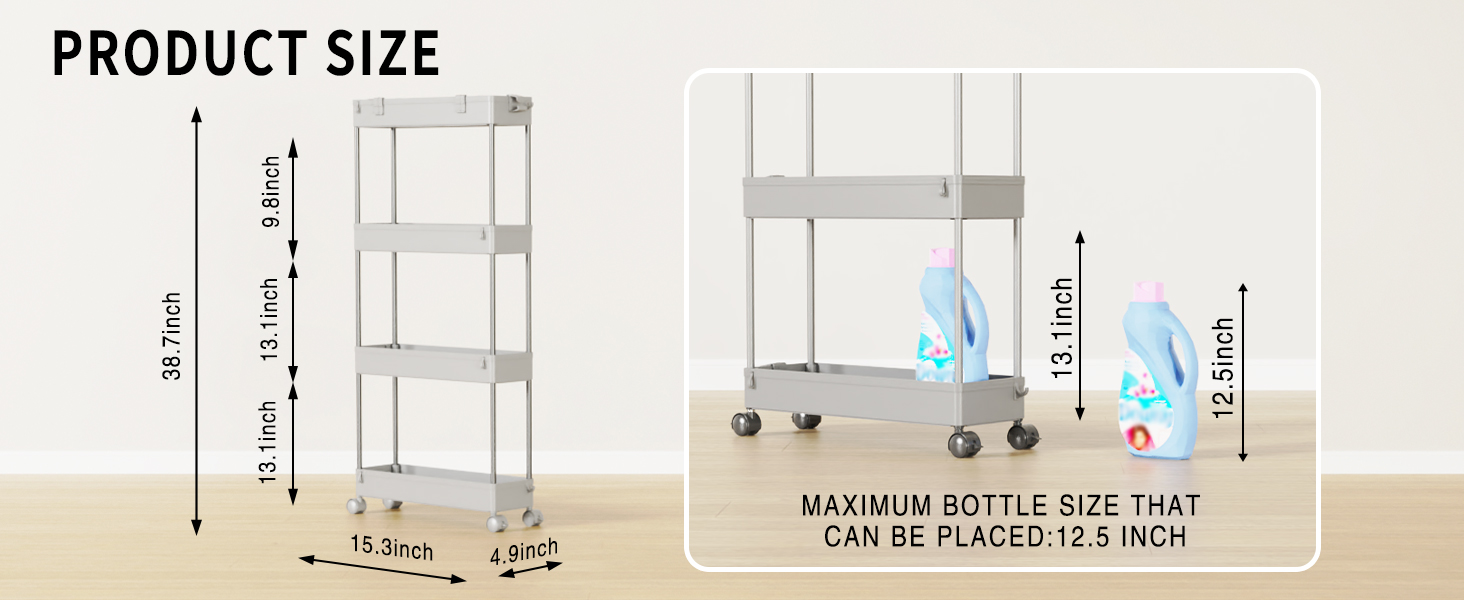 storage cart for bathroom