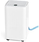 NEWBULIG 30Pints Dehumidifier with Drain Hose, 2000 Sq.Ft Dehumidifiers for Basement, 2L Tank, Lo...