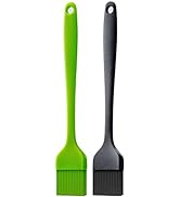 Ortarco Silicone Basting Pastry Brush for Baking Cooking Bbq Grill Spread Oil Butter Sauce 2 Pack