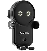 Cell Phone Holder Wireless car Charger,15W Auto Clamping Phone Holders for Your car fit for iPhon...