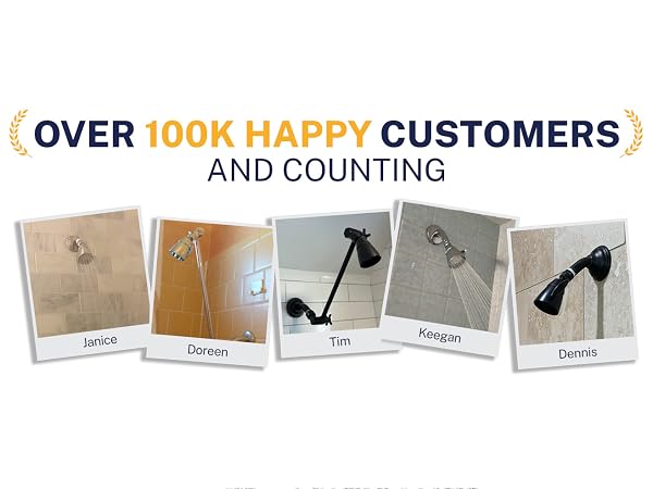 Flow Rate - 2 Inch Shower Head