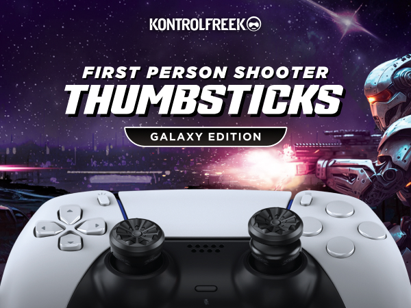 KontrolFreek Black Galaxy Performance Thumbsticks Xbox Playstation Controller