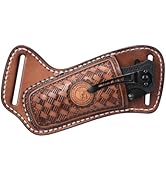 Tourbn Tourbon Leather Pocket Knife Sheath for Belt Large Folding Knives Holder Carrier Case Defe...