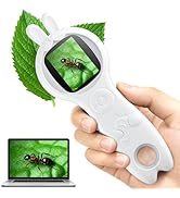 T TAKMLY Mini Pocket Digital Microscope, Macro Fixed Focus Magnifying Glass, Portable Handheld US...