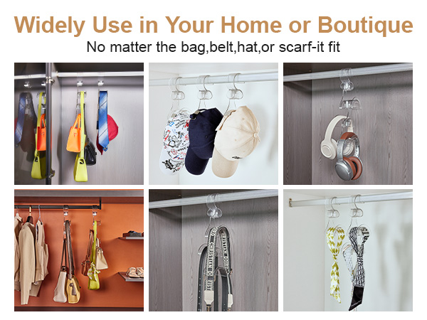 purse hooks for closet