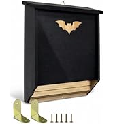 Xeeol Bat Houses, Two Chamber Design Bats House Kit, Large Wooden Bat Boxes for Outside Outdoors ...
