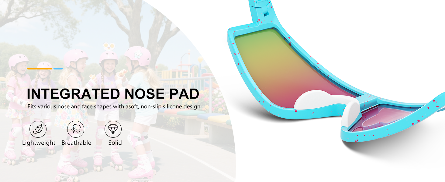 integrated nose pad