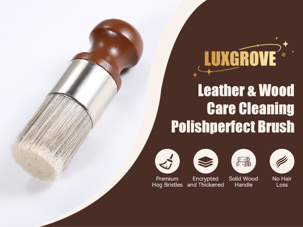 Leather & WoodCare cleaningPolishperfect Brush