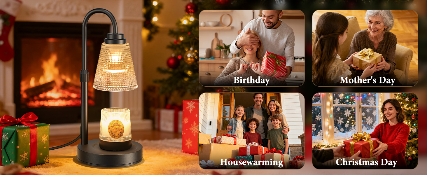 Candle Warmer Lamp with Timer Dimmable