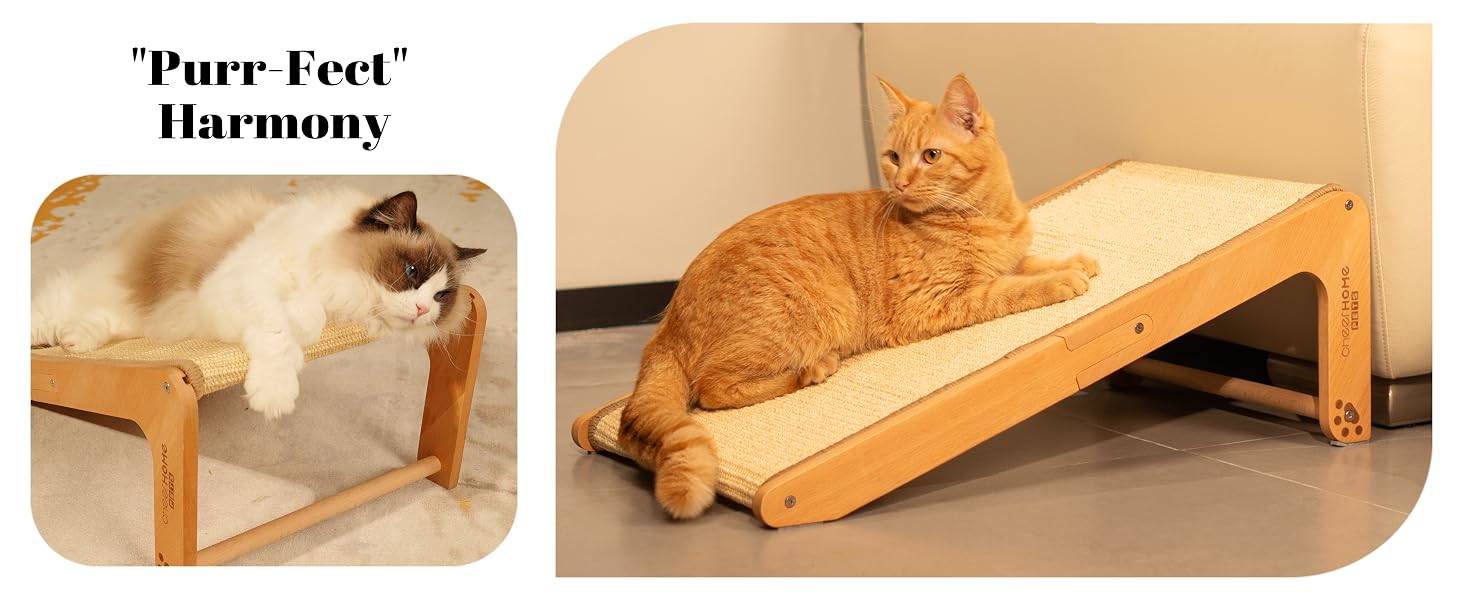 sisal cat scratcher ramp