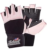 Schiek Sports Women's Model 520 Platinum Series Weight Lifting Gloves - Pink
