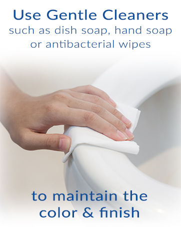Cleaning instructions Mayfair Bemis Toilet Seat