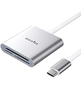 SD Card Reader USB C, ZIYUETEK 3 in 1 CF/Micro SD/SD Card Adapter Aluminum Thunderbolt 3 Compatib...