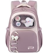 Armbq Kids Backpack for Teen Girls School Backpack for Elementary Middle School Kawaii Multiple P...