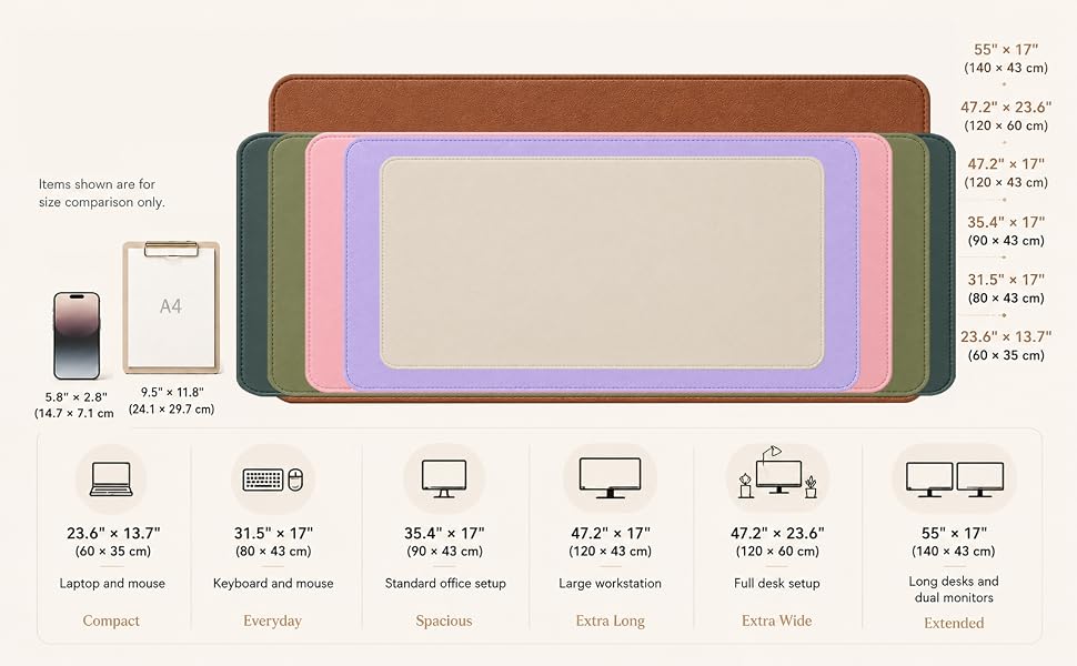 Large desk mat