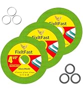 FIXLTFAST 4-1/2x7/8 inch Tile Cutter Glass Cutting Disc for Angle Grinder Glass Ceramic Diamond C...
