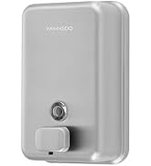 VANNSOO Commercial Soap Dispenser Wall Mount, Stainless Steel, Hand Liquid Bathroom