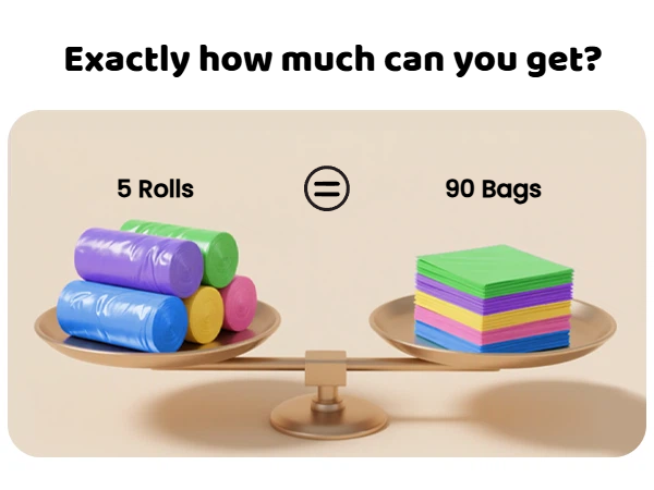90 count trash bags