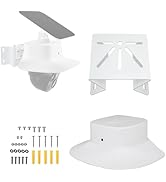 Stainless Steel Corner Mount & Rain Cover Compatible with Eufy Security Solocam S340, Achieve a W...