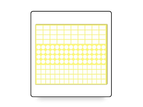 Small White Labels