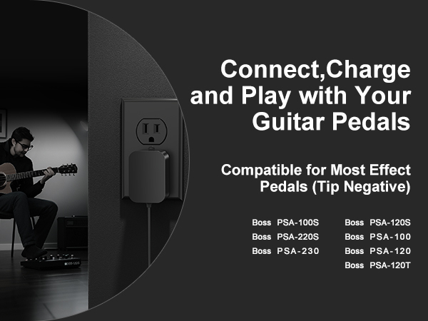 9v power supply for guitar pedals