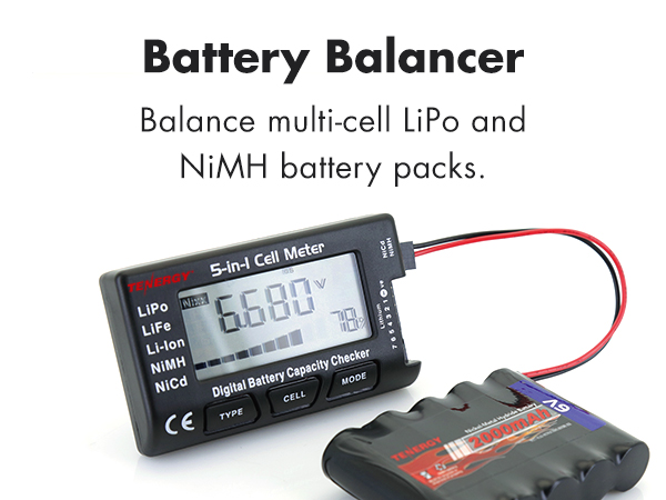 5-in-1 balance multi-cell battery packs