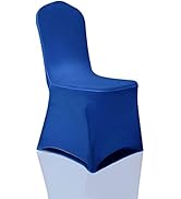 bricia 12 PCS Royal Blue Stretch Spandex Chair Slipcovers, Dining Room Chair Covers Stretch Chair...