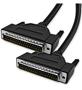 XANHAM DB37 37 Pin 9.8 Feet(3 Meter) Two Row Straight Through Serial Cable, Double Shielded(Metal...