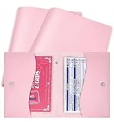 NeoDigix 2 Pack Mahjong Card Sleeves 11.4×7 in, Portable Large Card Holders with Snap Closure, Du...