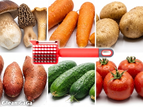 GleamGaGa vegetable brushes (2pack)