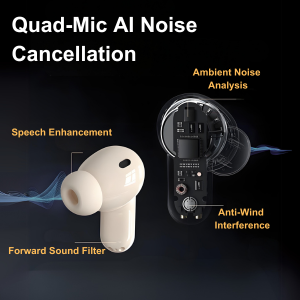 quad-mic ai noise cancellation